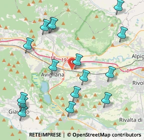 Mappa Via Gatta, 10090 Ferriera TO, Italia (4.85563)