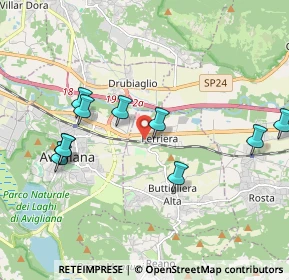 Mappa Via Gatta, 10090 Ferriera TO, Italia (2.47083)