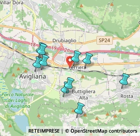 Mappa Via Gatta, 10090 Ferriera TO, Italia (2.20833)