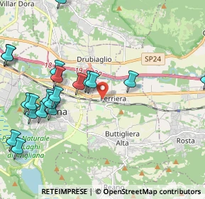 Mappa Via Ferdinando Gatta, 10090 Ferriera TO, Italia (2.5385)