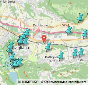 Mappa Via Gatta, 10090 Ferriera TO, Italia (2.733)