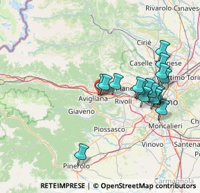Mappa Via Gatta, 10090 Ferriera TO, Italia (14.20059)