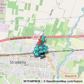 Mappa Via Po, 27049 Stradella PV, Italia (0.30385)