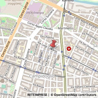 Mappa Via Luigi Cibrario, 79, 10144 Torino, Torino (Piemonte)