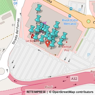 Mappa Centro Commerciale Auchan Rivoli, 10098 Rivoli TO, Italia (0.01905)