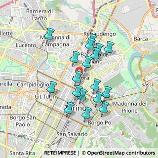 Mappa 10152 Torino TO, Italia (1.57444)
