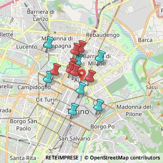 Mappa 10152 Torino TO, Italia (1.255)