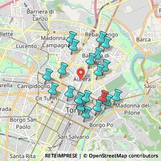 Mappa 10152 Torino TO, Italia (1.631)
