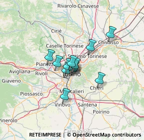 Mappa 10152 Torino TO, Italia (7.19846)