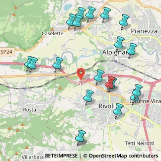 Mappa CC Auchan, 10098 Rivoli TO, Italia (2.6115)