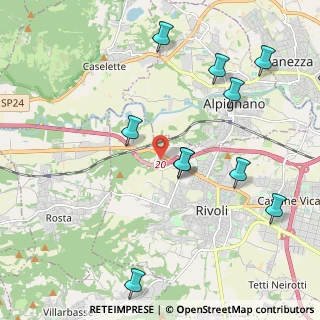 Mappa CC Auchan, 10098 Rivoli TO, Italia (2.52636)