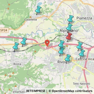 Mappa CC Auchan, 10098 Rivoli TO, Italia (2.41273)