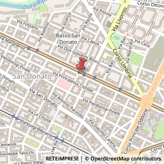 Mappa Corso Regina Margherita,  195, 10144 Torino, Torino (Piemonte)