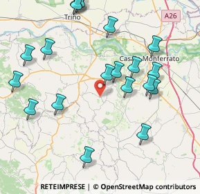 Mappa SP 35, 15030 Sala Monferrato AL, Italia (9.4395)