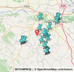 Mappa SP 35, 15030 Sala Monferrato AL, Italia (6.7445)