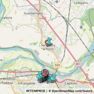Mappa Via Giuseppe Verdi, 26865 San Rocco Al Porto LO, Italia (2.999)