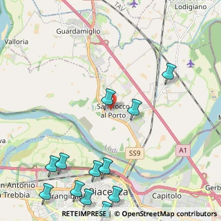 Mappa Via Giuseppe Verdi, 26865 San Rocco Al Porto LO, Italia (3.0525)