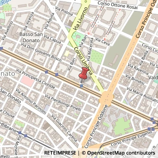 Mappa Corso Regina Margherita, 206, 10144 Torino, Torino (Piemonte)