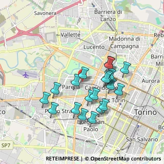 Mappa Via Gravere, 10145 Torino TO, Italia (1.6595)