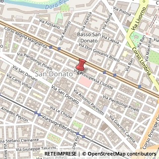 Mappa Via Domenico Capellina, 21, 10144 Torino, Torino (Piemonte)