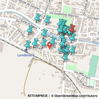 Mappa Via Casteltrivellin, 45026 Lendinara RO, Italia (0.20357)