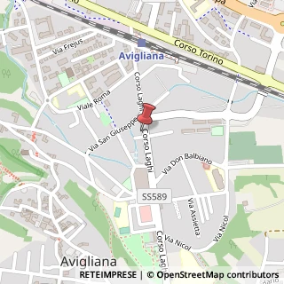 Mappa Corso Laghi, 64/A, 10051 Avigliana, Torino (Piemonte)