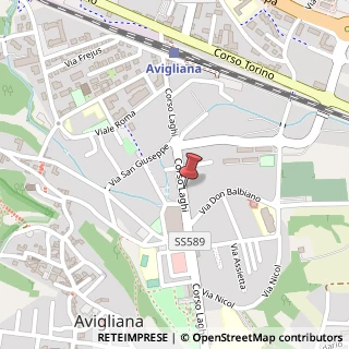 Mappa Corso Laghi, 84, 10051 Avigliana, Torino (Piemonte)
