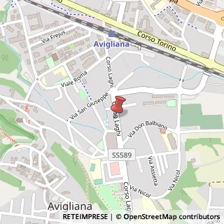 Mappa Corso Laghi, 78, 10051 Avigliana, Torino (Piemonte)
