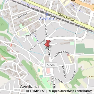 Mappa Corso Laghi, 72, 10051 Avigliana, Torino (Piemonte)