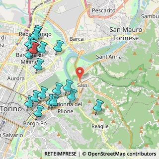 Mappa SP 590, 10132 Torino TO, Italia (2.5555)