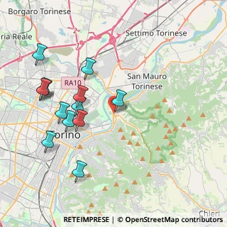 Mappa SP 590, 10132 Torino TO, Italia (4.34923)