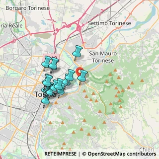 Mappa SP 590, 10132 Torino TO, Italia (3.30833)