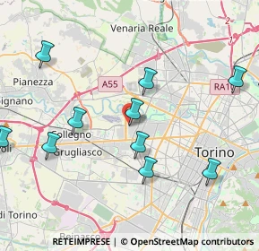 Mappa Via Giuseppe Berruti, 10100 Torino TO, Italia (4.71091)