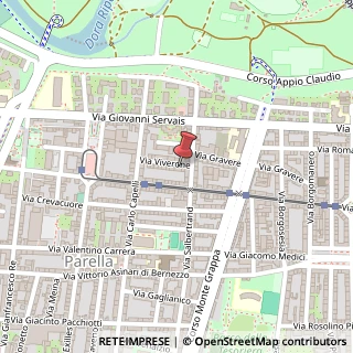 Mappa Via Viverone, 3, 10146 Torino, Torino (Piemonte)