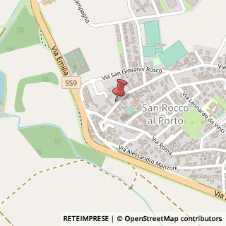 Mappa Via Martiri della Libertà, 6, 26865 San Rocco al Porto, Lodi (Lombardia)