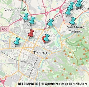 Mappa Corso Brescia, 10152 Torino TO, Italia (4.93636)