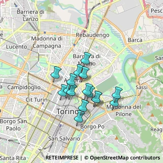 Mappa Corso Brescia, 10152 Torino TO, Italia (1.30188)
