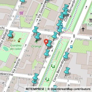 Mappa Corso Bernardino Telesio, 10046 Torino TO, Italia (0.06923)