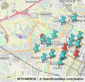Mappa Corso Bernardino Telesio, 10046 Torino TO, Italia (2.2835)