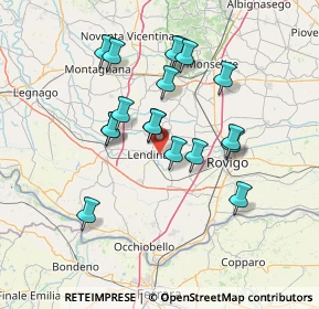 Mappa Via Aldo Moro, 45026 Lendinara RO, Italia (12.72278)