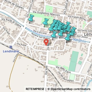 Mappa Via Sebastiano Filippi, 45026 Lendinara RO, Italia (0.2305)