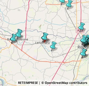 Mappa Via Abate Romualdo Zilianti, 45026 Lendinara RO, Italia (11.3745)