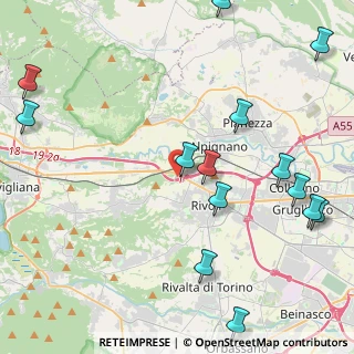 Mappa CC Auchan, 10098 Rivoli TO, Italia (5.67071)