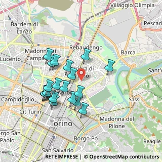 Mappa Via Muzio Clementi, 10154 Torino TO, Italia (1.6925)