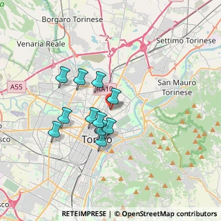 Mappa Via Muzio Clementi, 10154 Torino TO, Italia (2.84636)