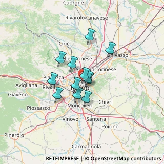 Mappa Via Muzio Clementi, 10154 Torino TO, Italia (9.09917)