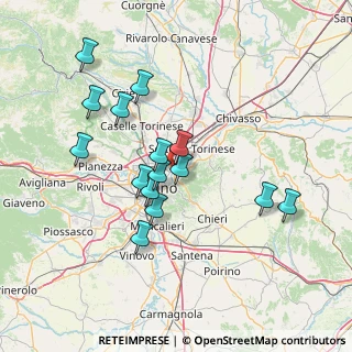 Mappa Strada Consortile del Meisino, 10132 Torino TO, Italia (13.35867)