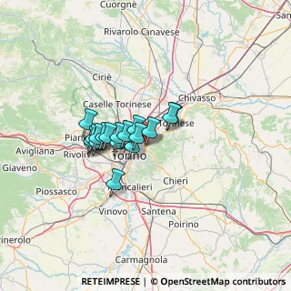 Mappa Strada Consortile del Meisino, 10132 Torino TO, Italia (9.06944)