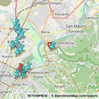 Mappa Strada Consortile del Meisino, 10132 Torino TO, Italia (2.98357)