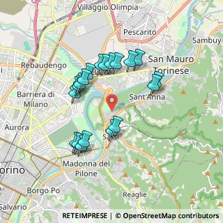 Mappa Strada Consortile del Meisino, 10132 Torino TO, Italia (1.6125)